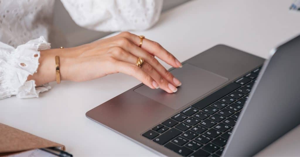 Woman on laptop