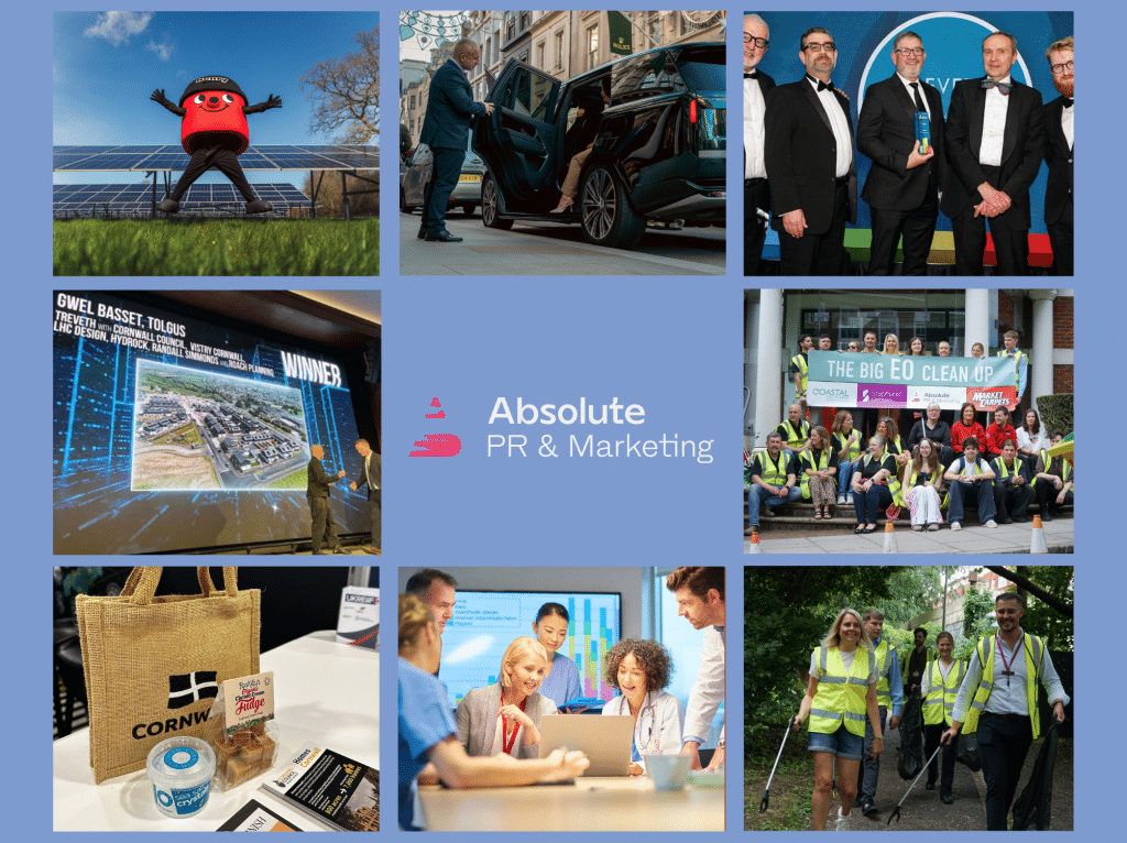 Collage of our client work from March-June
